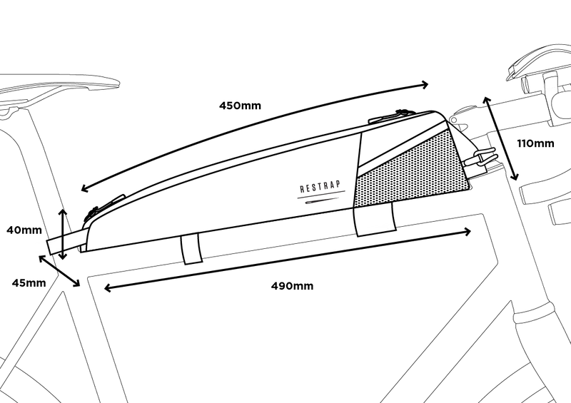 Race Top Tube Bag 2L