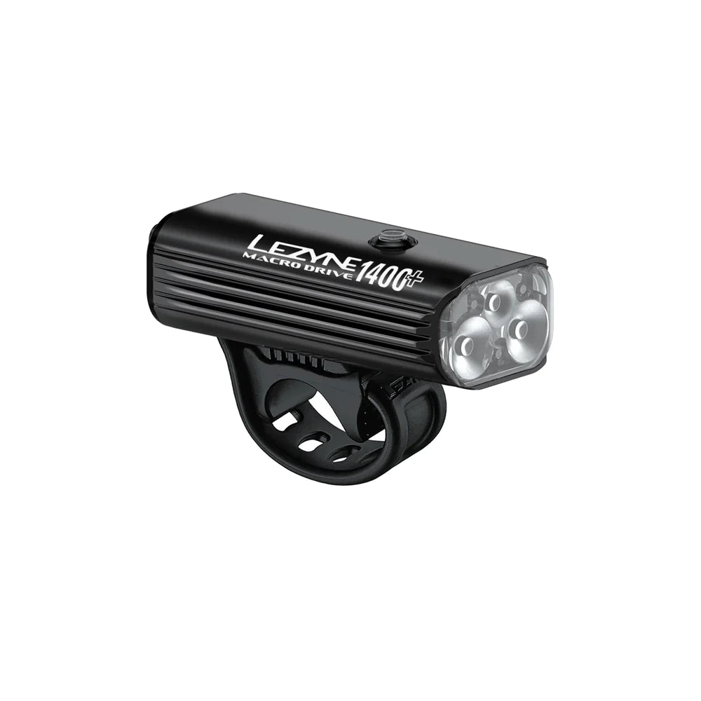 Lezyne Macro Drive 1400+ Frontlicht mit CNC-Aluminiumgehäuse