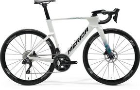 Merida Reacto 5000 Aero-Rennrad in Pearl/Blue Teal